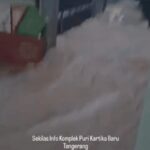 Kali Angke Meluap, Permukiman di Tangerang Terendam Banjir Setinggi Leher Orang Dewasa
