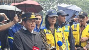 Pramono Anung Pastikan Aliran Cengkareng Drain Lancar Meski Berstatus Siaga I