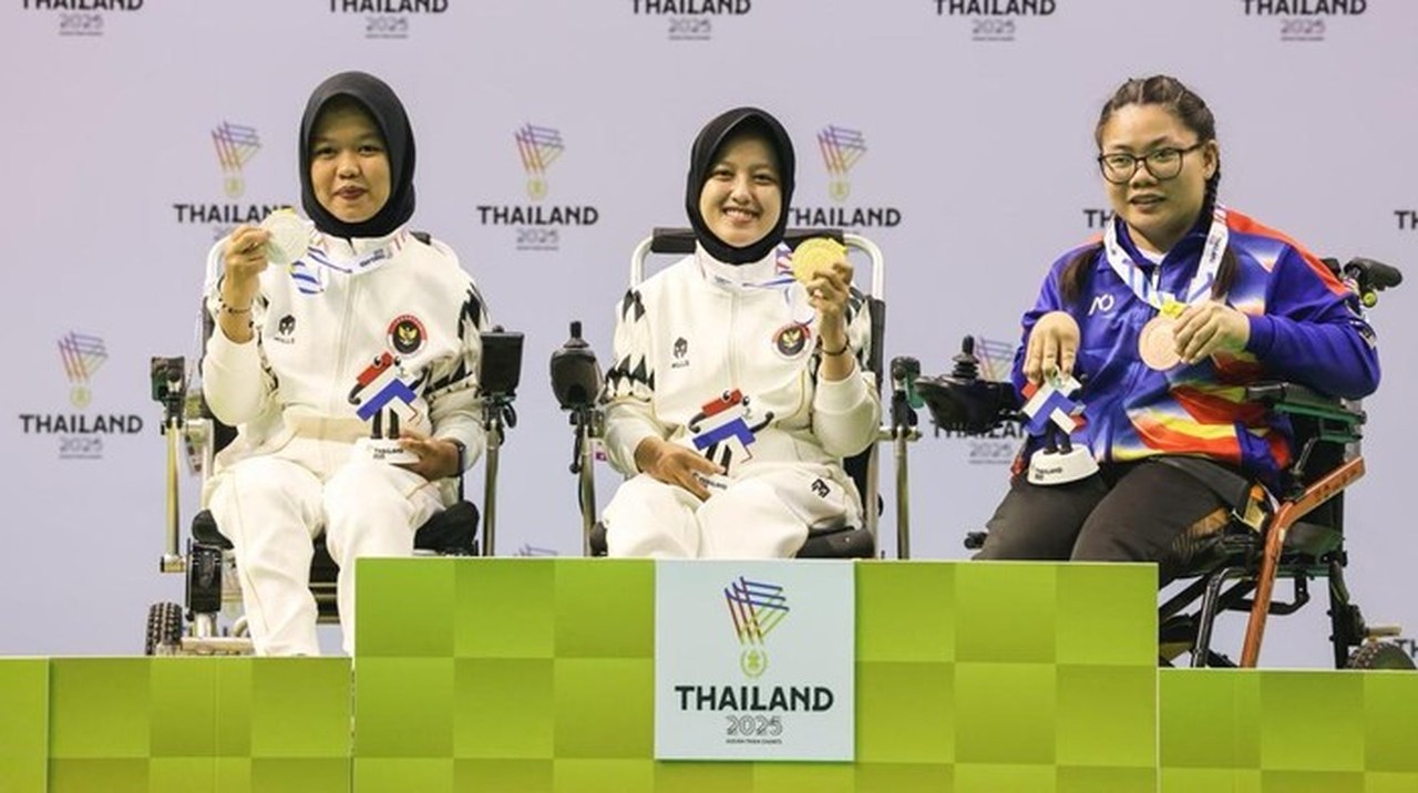 ASEAN Para Games 2025: Indonesia Kumpulkan 69 Emas, Dekati Target Runner-Up Thailand
