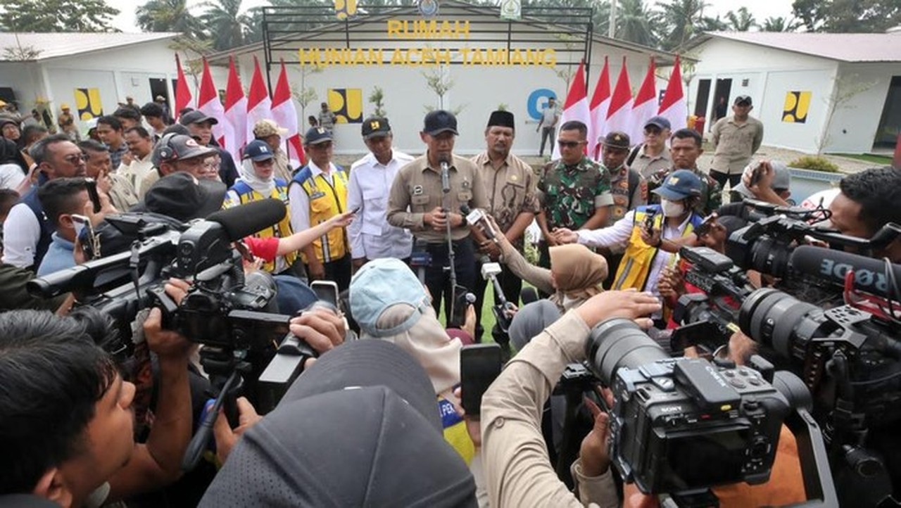 AHY Resmikan Huntara di Aceh Tamiang, Tekankan Rumah sebagai Kebutuhan Dasar Warga Terdampak Bencana