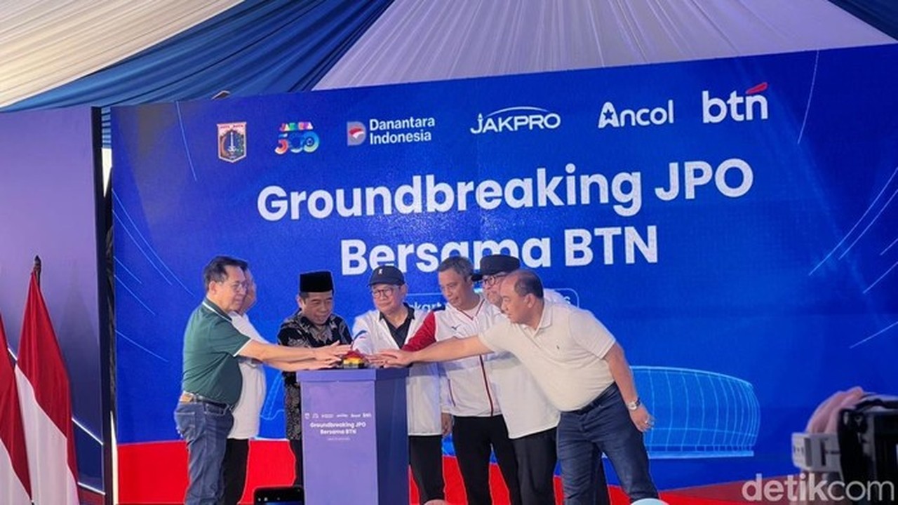 Pramono Anung Groundbreaking Jembatan Penghubung Ancol-JIS, Target Rampung Mei 2026