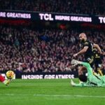 Arsenal vs Manchester United Berakhir Imbang 1-1 di Babak Pertama Liga Inggris
