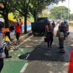 Jalan Juanda Depok Berlubang dan Sebabkan Kecelakaan, Polisi & PUPR Langsung Turun Tangan