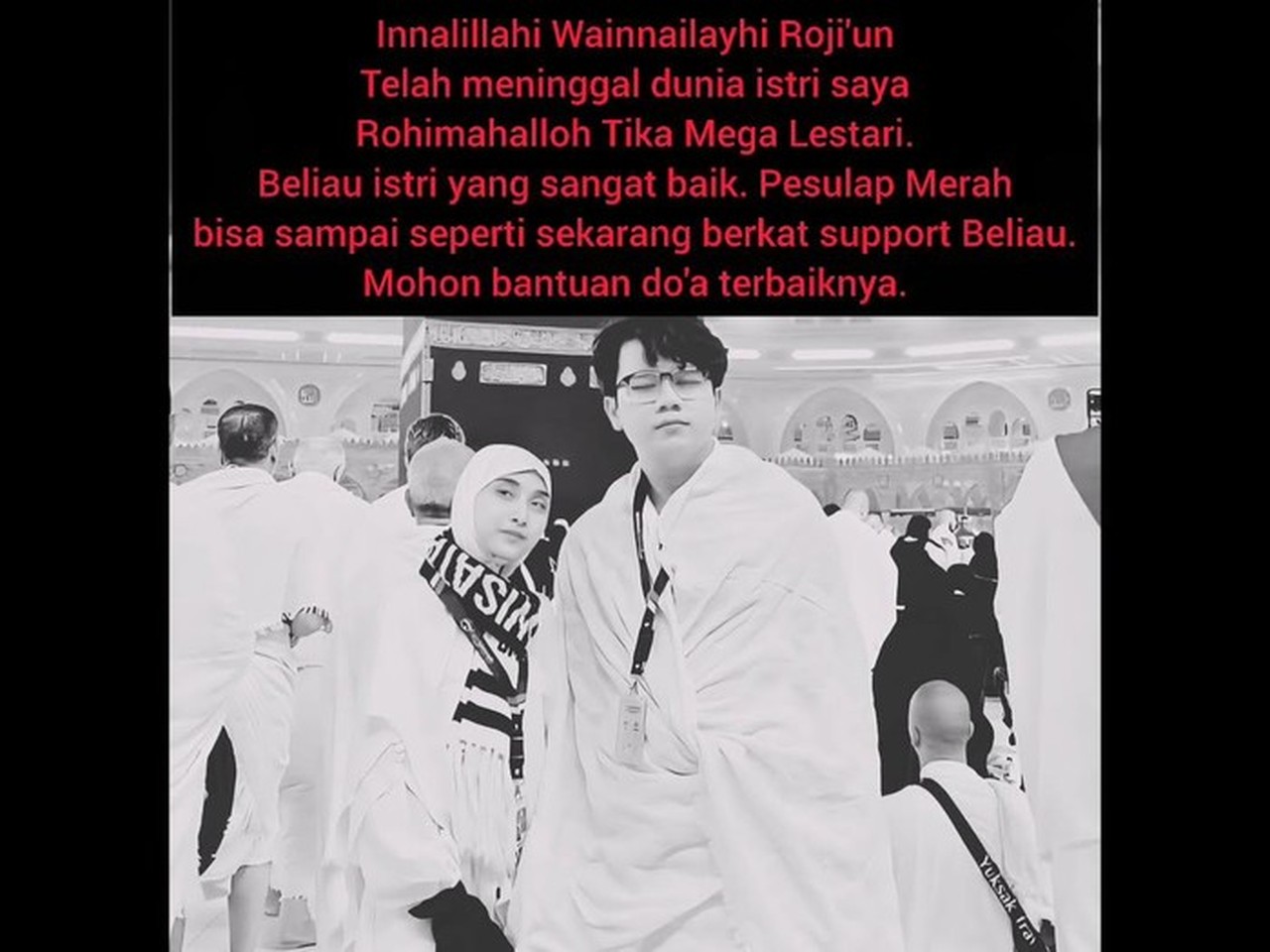 Istri Pesulap Merah, Tika Mega Lestari, Meninggal Dunia Akibat Penyakit Istri Pesulap Merah, Tika Mega Lestari, Meninggal Dunia Akibat Penyakit