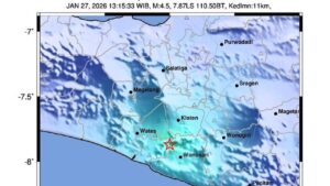 BMKG: Gempa M4,5 Guncang Bantul Akibat Aktivitas Sesar Opak, Berstatus Dangkal