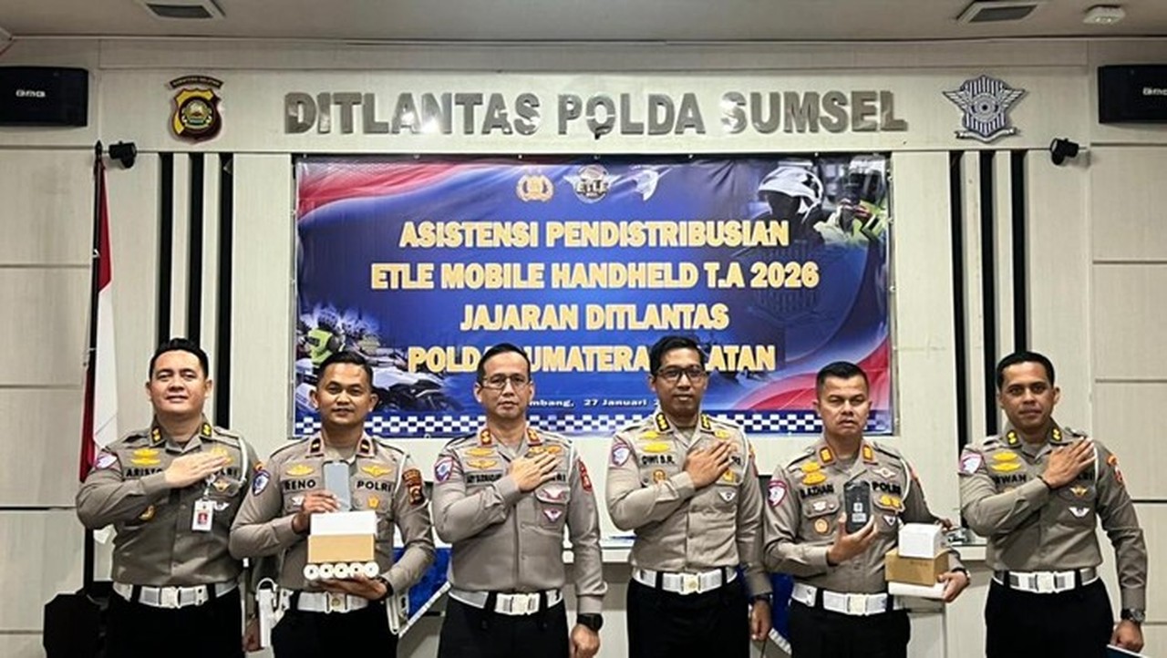 Korlantas Polri Operasionalkan ETLE Mobile Handheld di Sumsel, Penegakan Hukum Lebih Modern