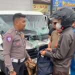 Pikap Tabrak Motor dan Truk di Bogor, Sopir Terluka Parah dan Dilarikan ke RS