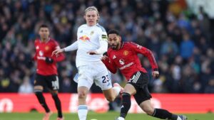 Leeds Tahan Imbang Manchester United 1-1 di Elland Road, MU Geser Chelsea di Klasemen