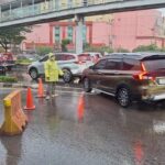 Banjir Rendam Jl Letjend Suprapto Jakarta, Pengendara Dialihkan ke Jalur TransJakarta