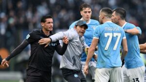 Tensi Panas Serie A: Lazio vs Napoli Berakhir 2-0 dengan 3 Kartu Merah