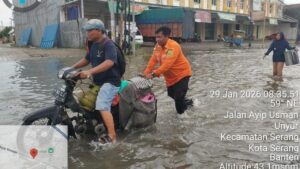 Banjir Landa Kota Serang, 330 Rumah Terendam dan Ribuan Warga Terdampak