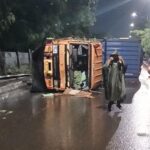 Truk Kontainer Terbalik di Cilincing, Arus Lalu Lintas ke Cakung Terganggu