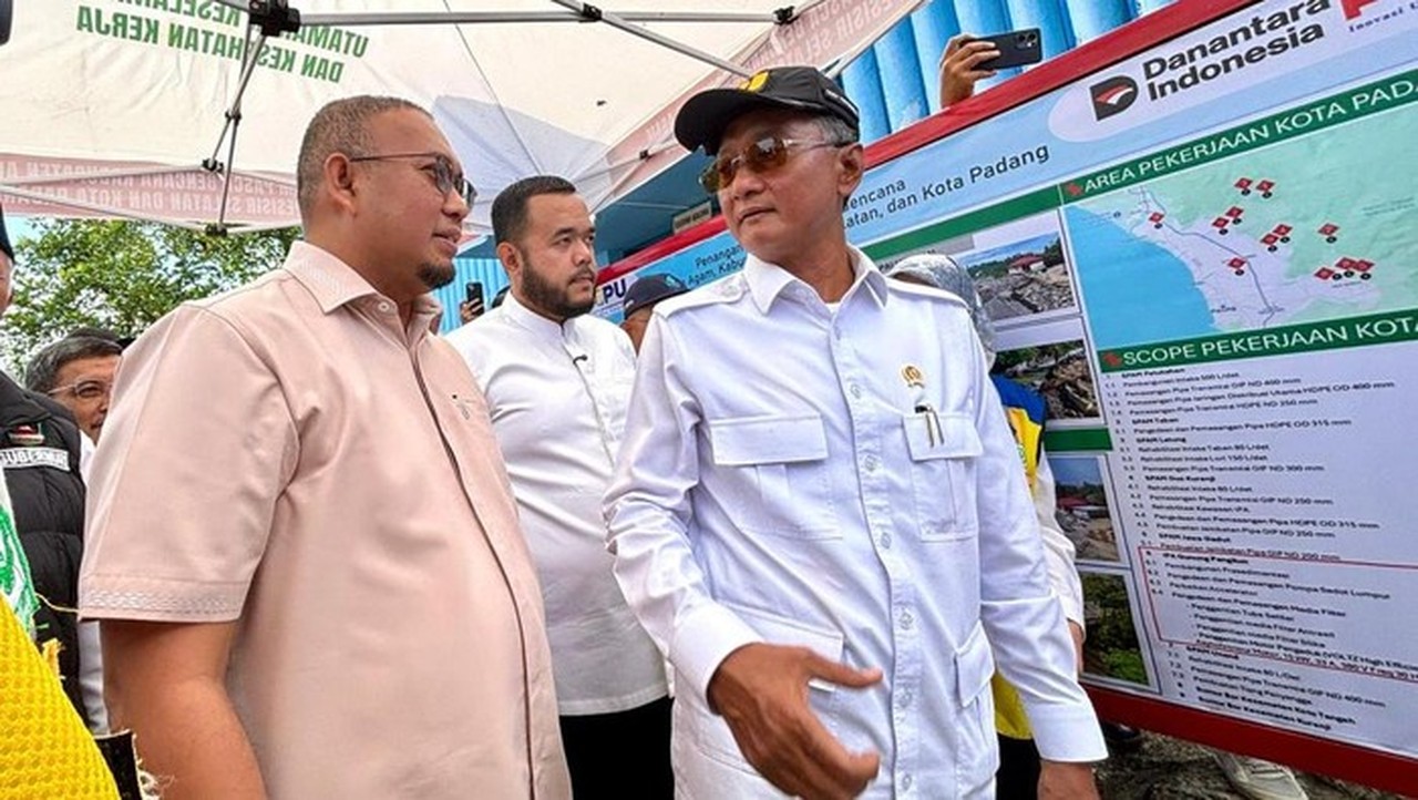 Menteri PUPR Pastikan Pembangunan Intake Baru Rp 400 Miliar di Padang Pasca Banjir