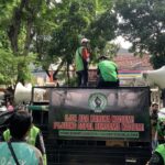 Driver Ojol Gelar Aksi Dukung Nadiem Makarim Jelang Sidang Korupsi di PN Jakpus