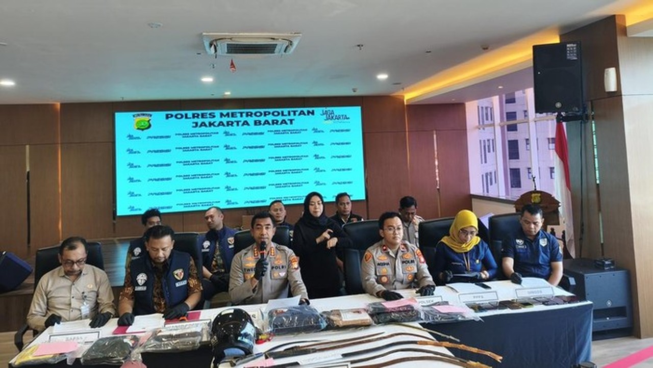 Tawuran Maut di Kebon Jeruk Tewaskan Pelajar 16 Tahun, 10 Terduga Pelaku Ditangkap