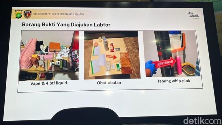 Polisi Dalami Penggunaan “Whip Pink” di Apartemen Lula Lahfah Usai Temukan DNA