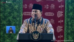 Prabowo Serukan Politik Damai, Kutip Ajaran Nasrani: Jika Ditampar Pipi Kiri, Berikan Pipi Kanan