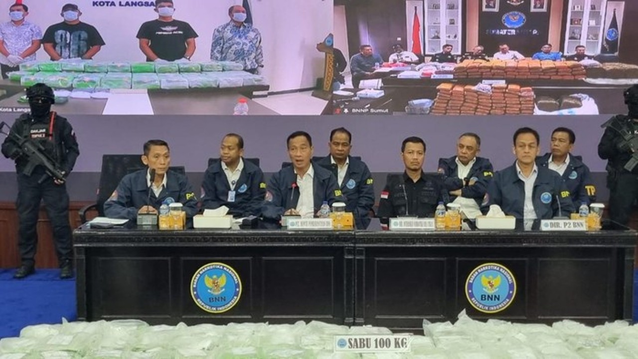 BNN Sumut Gagalkan Peredaran 200 Kg Ganja, Selamatkan Potensi 600 Ribu Jiwa