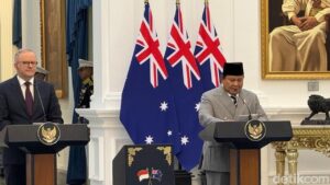 Presiden Prabowo Ucapkan Selamat Hari Australia kepada PM Albanese Saat Kunjungan di Jakarta