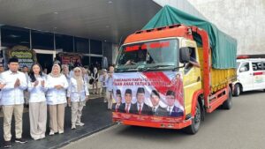 Rayakan HUT ke-18, Gerindra Bagikan Ribuan Sembako dan Ribuan Bibit Pohon