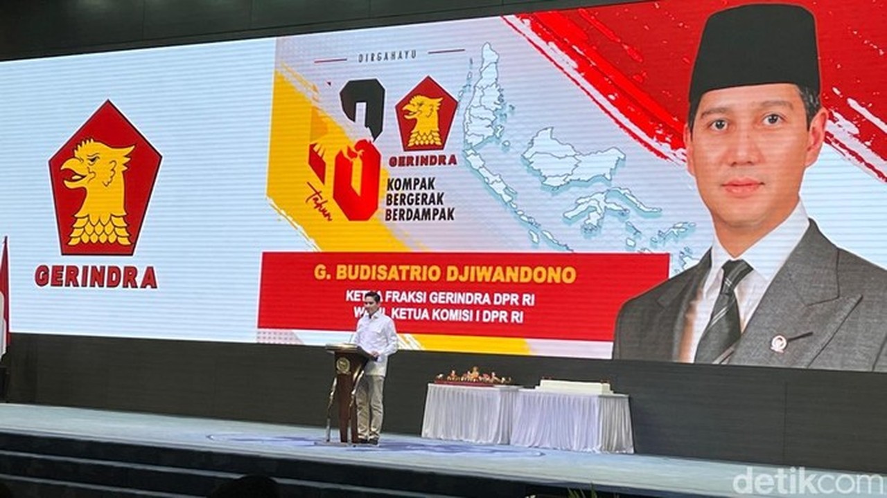 Budi Djiwandono: Kekompakan Gerindra Modal Utama Menuju Indonesia Emas 2045