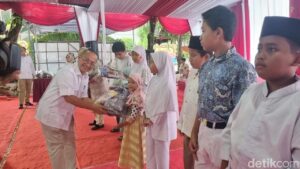 HUT Ke-18 Gerindra: Santunan Anak Yatim dan Pesan ‘Kompak, Bergerak, Berdampak’