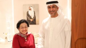 Megawati Disambut Menteri Negara UEA di Abu Dhabi, Bahas Panggilan “Bung” dan Keluarga