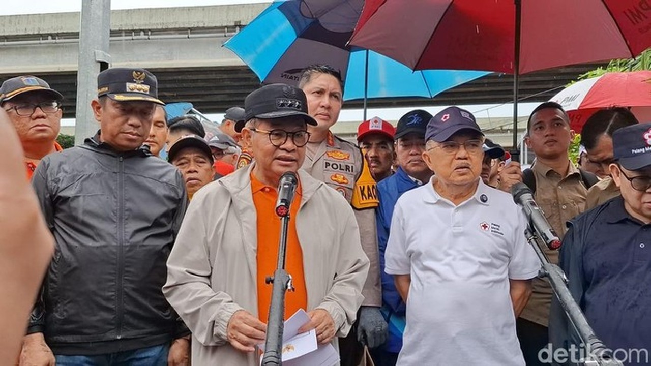 Pramono Anung dan Jusuf Kalla: Kerja Bakti ‘Jaga Jakarta Bersih’, Canda Soal Gorong-gorong