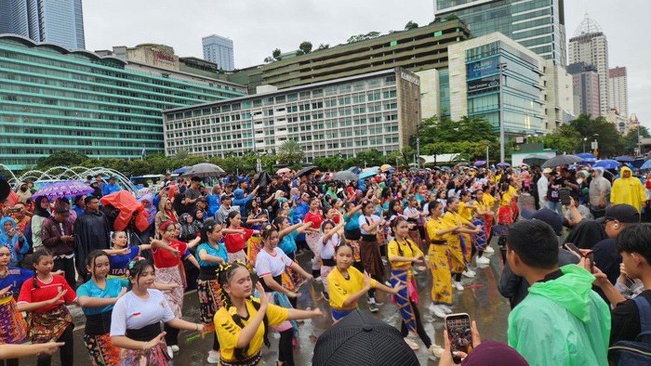 Meriahnya Car Free Day Bundaran HI: Tari Massal 500 Orang hingga Pawai Barongsai