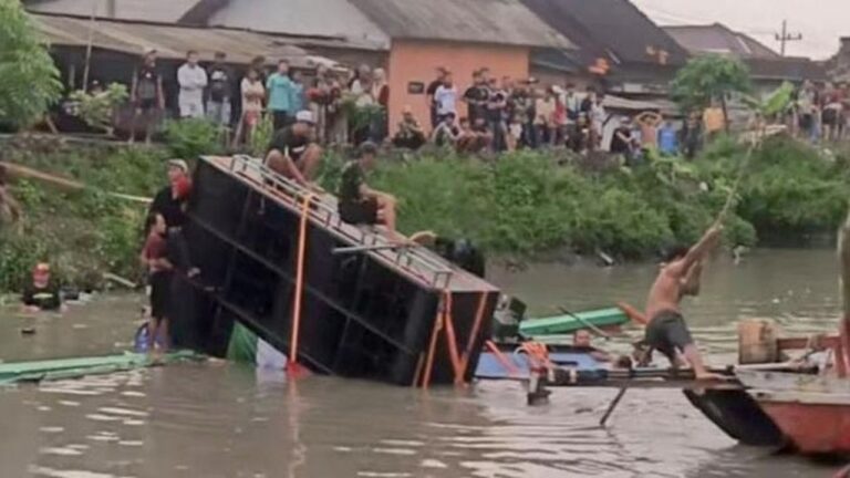 Perahu Sound Horeg Tenggelam di Sidoarjo Saat Dibawa untuk Tradisi Nyadran