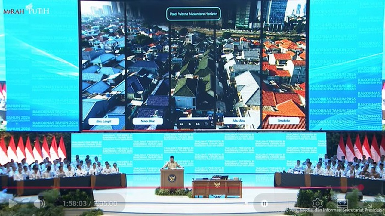 Prabowo Subianto Luncurkan ‘Gentengisasi’: Ganti Atap Seng Jadi Genteng untuk Keindahan Indonesia
