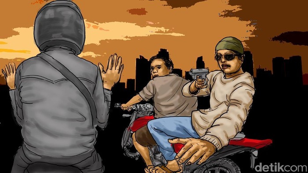 Dua Begal Beraksi di Tangerang Diringkus Polisi, Todongkan Sajam dan Pistol