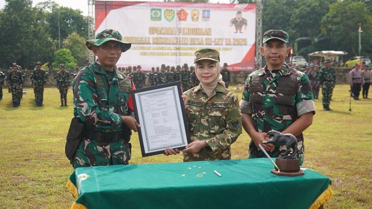 TMMD Ke-127 di Serang: TNI Bangun Jalan dan Perbaiki Rumah Warga Cikeusal
