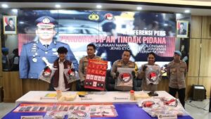 Polres Tanjung Priok Sita 5.139 Vape Liquid Narkoba Jaringan Internasional