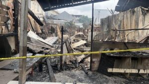 Gudang Dekorasi dan Ruko Tekstil di Cipadu Tangsel Ludes Terbakar, Diduga Korsleting