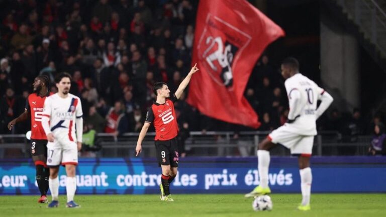 PSG Keok 1-3 dari Rennes, Puncak Klasemen Ligue 1 Terancam Digusur Lens
