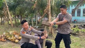 Mahasiswa STIK Polri Bangun Sumur Bor Air Bersih untuk Warga Aceh Utara Terdampak Banjir