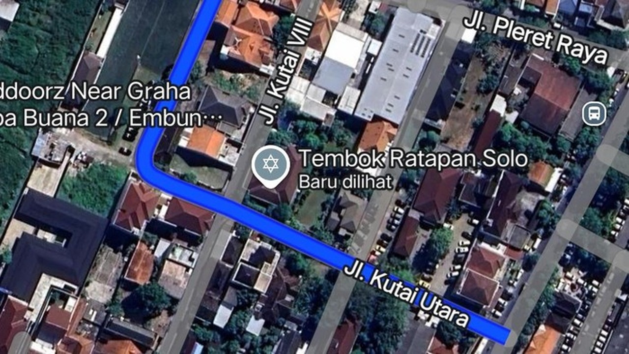 Rumah Jokowi di Google Maps Mendadak Viral dengan Nama ‘Tembok Ratapan Solo’