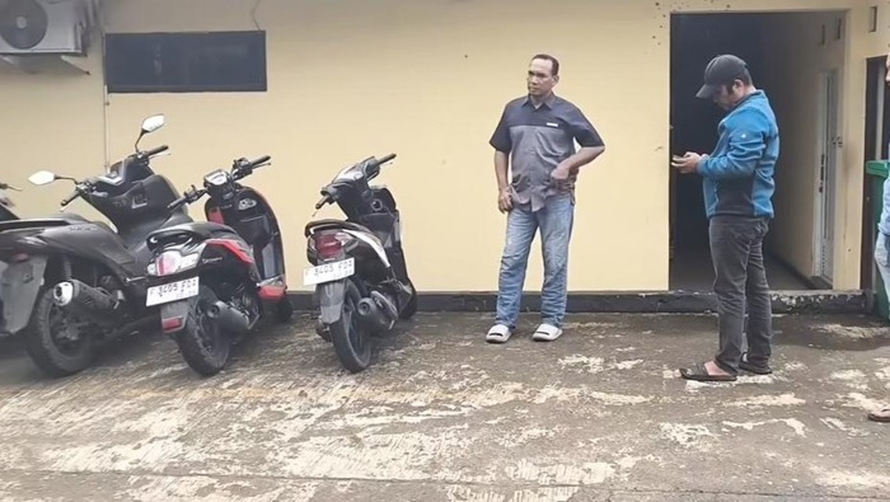 Gudang Besi Tua di Bogor Ternyata Sarang Penampungan Motor Curian, 5 Unit Diamankan