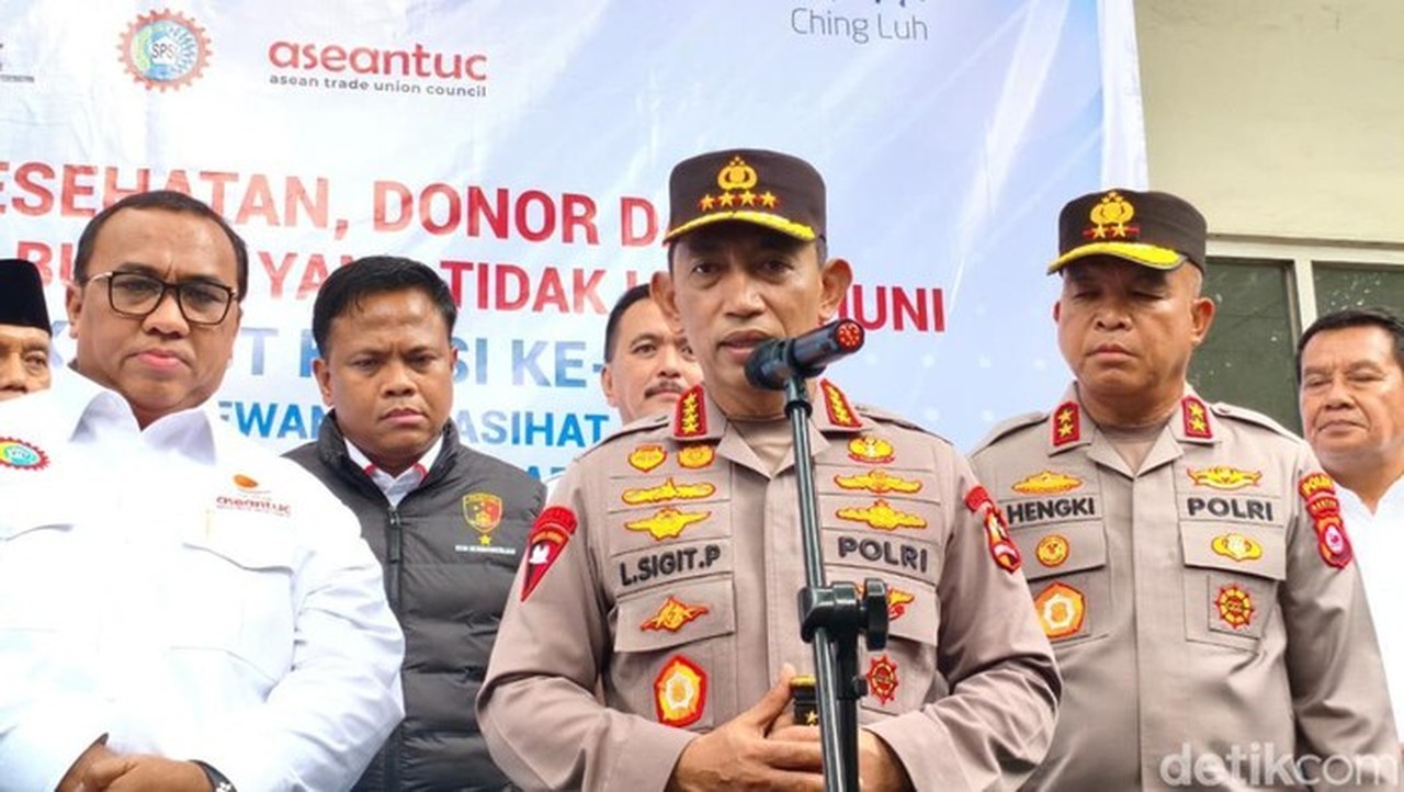 Kapolri Apresiasi PT Chinglu Beri Pesangon Dua Kali Lipat Ketentuan untuk Buruh Tangerang