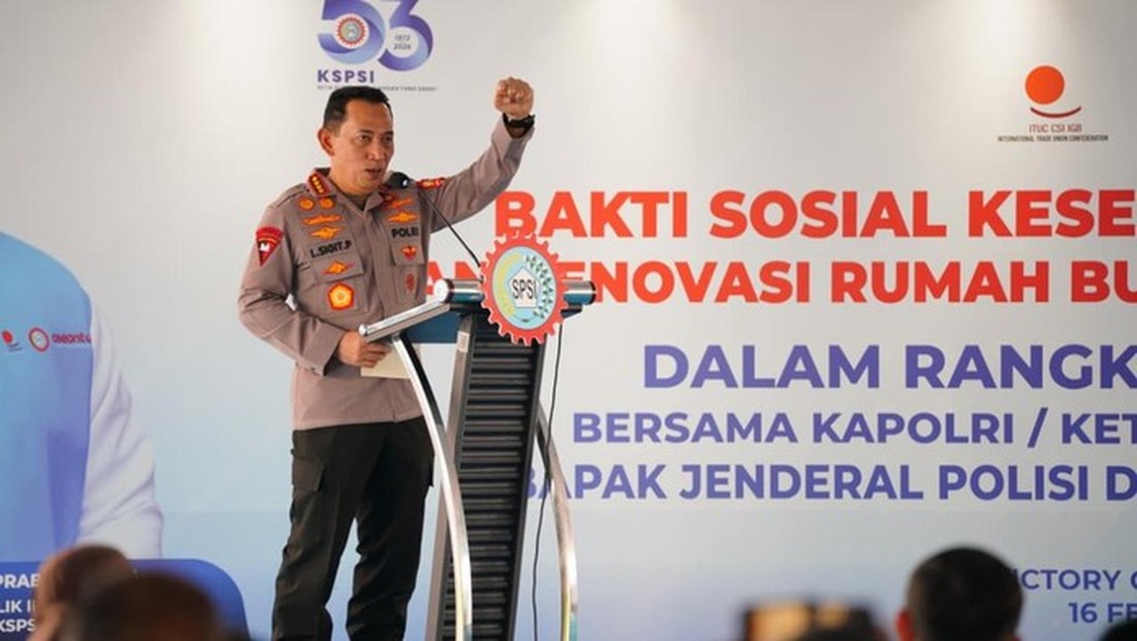 Kapolri Jenderal Listyo Sigit: Faskes Polri Siap Digunakan Buruh, Mitigasi PHK Diperkuat Kapolri Jenderal Listyo Sigit: Faskes Polri Siap Digunakan Buruh, Mitigasi PHK Diperkuat
