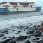 KM Intim Teratai Karam di Perairan Pulau Makian, Tim SAR Langsung Bergerak Evakuasi Penumpang