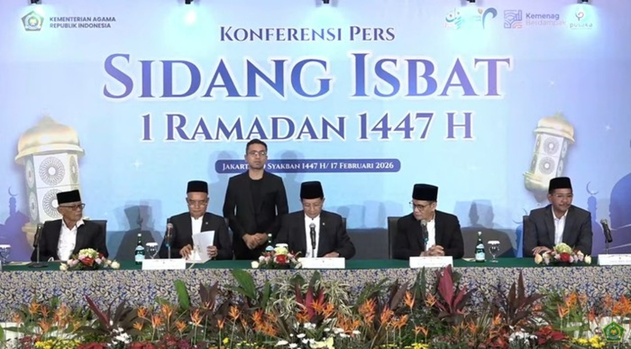 Pemerintah Tetapkan 1 Ramadan 1447 H Jatuh pada Kamis, 19 Februari 2026