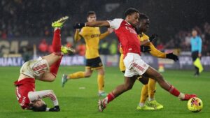 Arsenal Ditahan Imbang Tim Juru Kunci Wolverhampton 2-2 di Injury Time