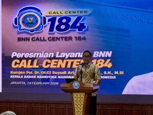 Kepala BNN Luncurkan Call Center 184, Tekankan Responsivitas Operator Layani Warga
