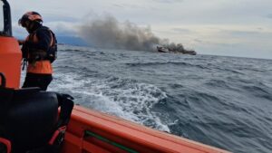 Kapal Nelayan KM Marina Terbakar di Perairan Cilegon, Satu Awak Kapal Tewas