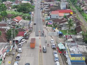 ETLE Drone Patrol Presisi Pantau Arus Lalin Sukaraja-Sukabumi Jelang Operasi Ketupat 2026