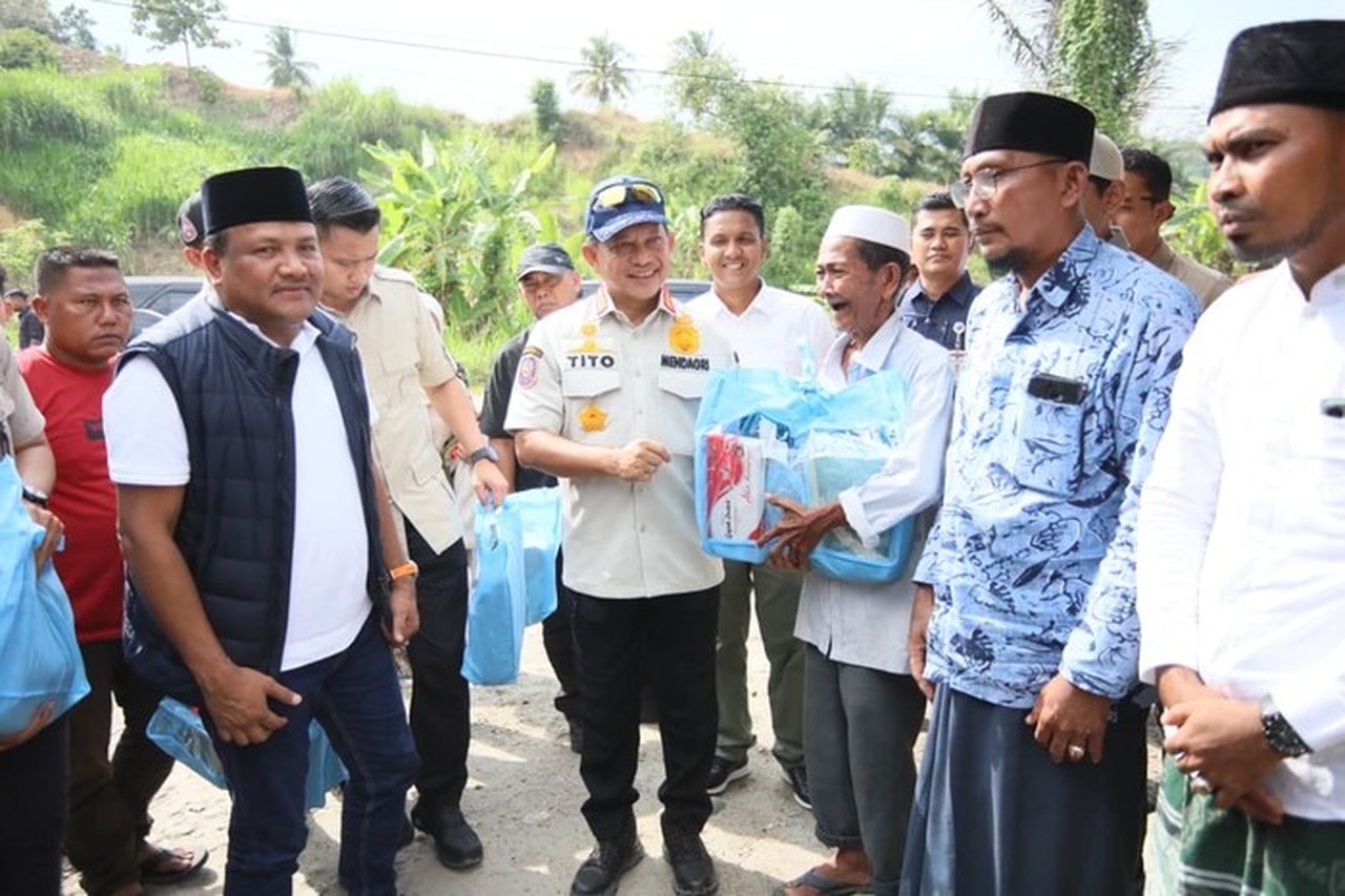 Tito Karnavian Apresiasi Progres Pemulihan Pascabencana di Bireuen, Aceh