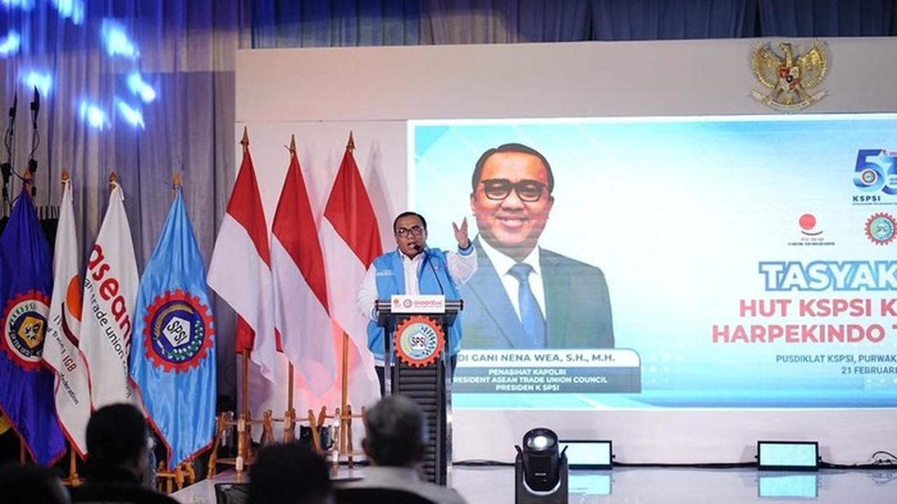 HUT Ke-53 KSPSI: Pastikan Tetap Kritis Perjuangkan Hak Buruh, Aset Koperasi Capai Rp 1,9 Triliun HUT Ke-53 KSPSI: Pastikan Tetap Kritis Perjuangkan Hak Buruh, Aset Koperasi Capai Rp 1,9 Triliun