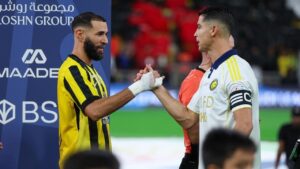 Karim Benzema Bantah Hubungan Dingin dengan Cristiano Ronaldo di Liga Arab Saudi